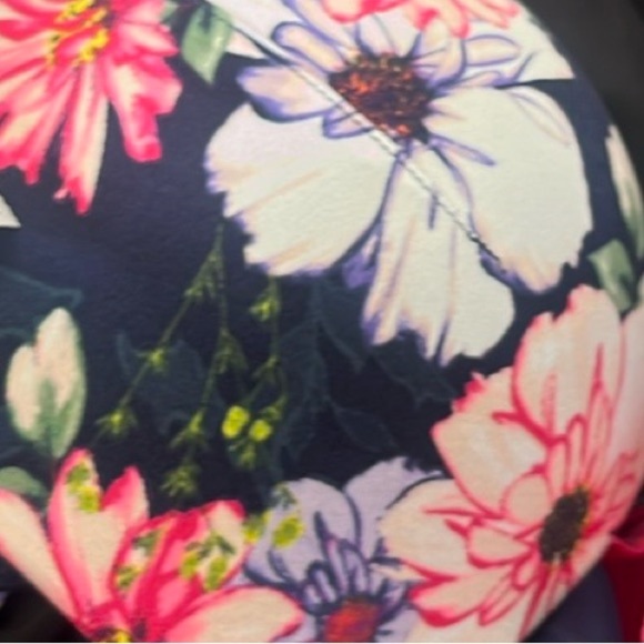 Cacique Navy and Pink Floral Bra 44B NWT - Picture 5 of 5